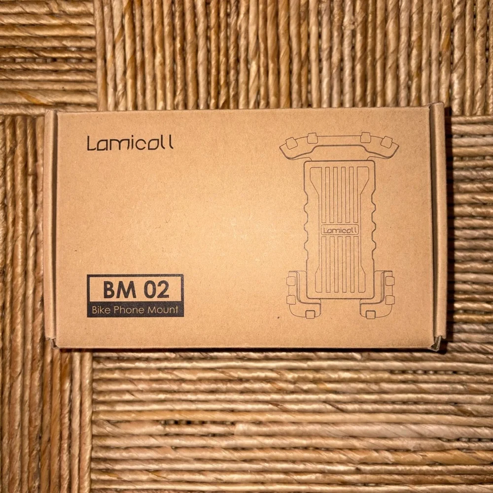 Lamicall BM02 Bike Phone Mount Armor Series Black Rugged Clamp Handlebar